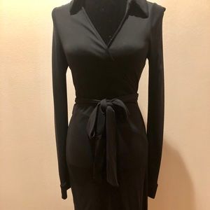 Diane Von Furstenberg black dress